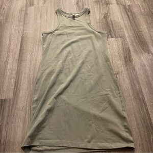 Green T-shirt Dress